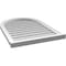 Ekena Millwork Round Top Surface Mount PVC Gable Vent w/ 2"W x 2"P Brickmould Sill Frame, 24"W x 34"H GVPRT24X3403SN - alternate 2